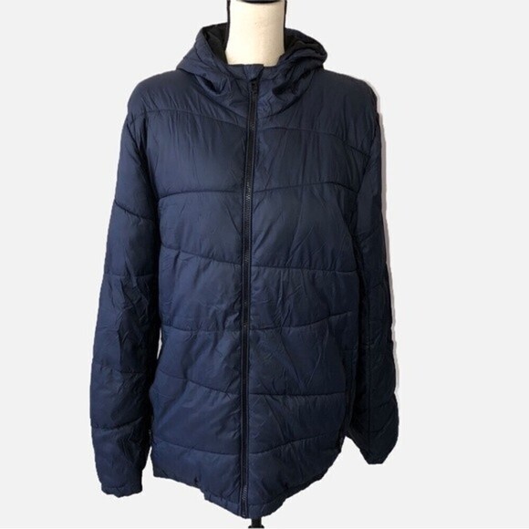 Spyder Nexus Mens Puffer Jacket Size Medium Dark Blue Navy Water-Resistant - Picture 4 of 11